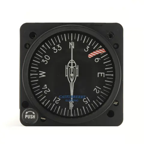 Castleberry 200 series directional gyro with the helicopter display