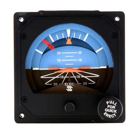 Castleberry 900-23EVPS electric flight director gyro with the S-Tec logo